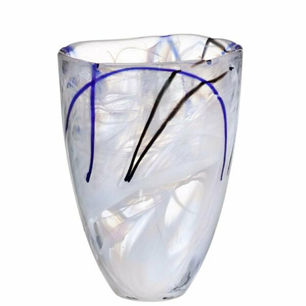 Kosta Boda Contrast Vase - White 7041011